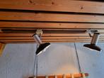 Vintage Plafond dubbel spotlamp op rail Philips, Antiek en Kunst, Ophalen