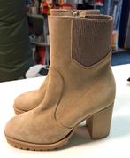 Sacha beige suede leren boots enkellaarzen mt 38 zgan 47794