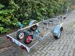 Grote gegalvaniseerde 750 kg kanteltrailer., Watersport en Boten, Boottrailers, Minder dan 1500 kg, Gebruikt, Overige typen, Minder dan 6 meter