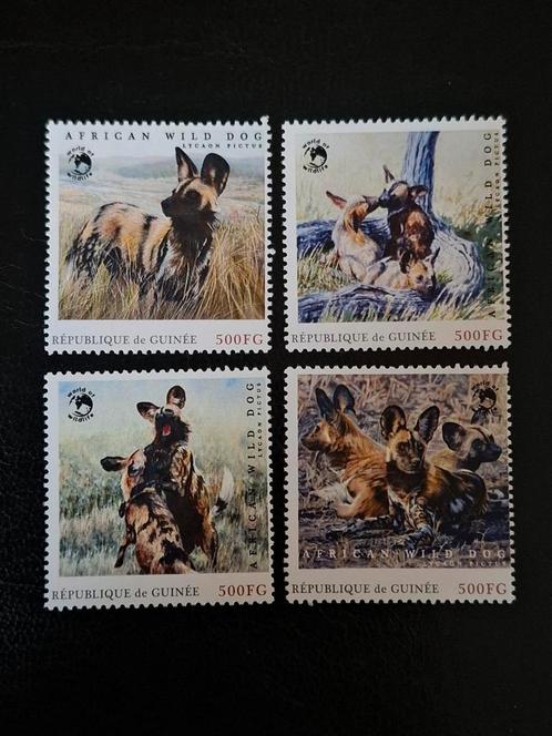 WOW Guinee Dieren, Postzegels en Munten, Postzegels | Thematische zegels, Postfris, Dier of Natuur, Ophalen of Verzenden