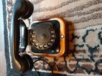 Oude bakelieten koperen telefoon, Antiek en Kunst, Ophalen of Verzenden