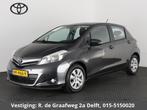 Toyota Yaris 1.3 VVT-i Dynamic Automaat | Navigatie | Parkee, Auto's, Euro 5, Stof, Gebruikt, Zwart