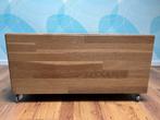 Houten salontafel 70x70x35, Ophalen, Gebruikt, 50 tot 100 cm, 50 tot 100 cm