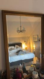 Goude spiegel groot, Huis en Inrichting, Woonaccessoires | Spiegels, Ophalen of Verzenden, Rechthoekig, Minder dan 100 cm