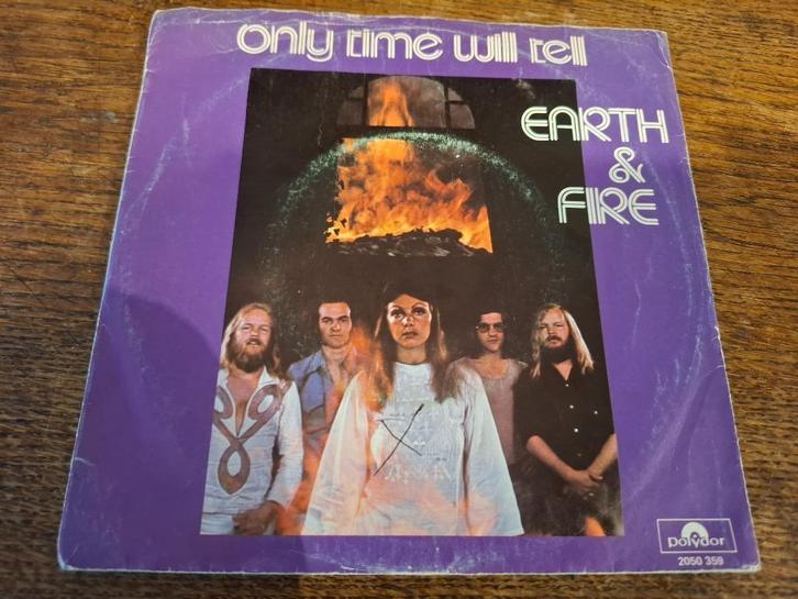Single - Earth & Fire – Only Time Will Tell, Cd's en Dvd's, Vinyl Singles, Gebruikt, Single, Pop, 7 inch, Ophalen of Verzenden