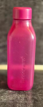 Tupperware Ecofles vierkant Donkerroze 500ML, Ophalen of Verzenden, Zo goed als nieuw, Beker of Kan