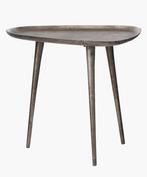 Bijzettafel ruw nikkel Casa Vivante L50 Tafeltje Nieuw, Huis en Inrichting, Tafels | Bijzettafels, 45 tot 60 cm, Minder dan 55 cm