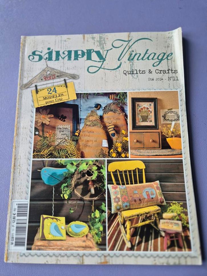 Simply Vintage Quilt Magazine - Zomer 2014, Boeken, Hobby en Vrije tijd, Gelezen, Ophalen of Verzenden