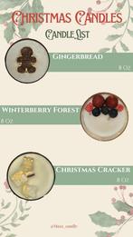 Gezellige Geurkaarsen - Winter & Kerst, Overige materialen, Wit, Nieuw, Ophalen of Verzenden
