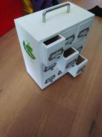 Pickwick theebox met laatjes, Huis en Inrichting, Kasten | Ladekasten, Minder dan 50 cm, Gebruikt, 5 laden of meer, Vintage