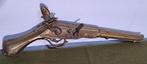 Vintage koperen / messing musket / replica Flintlock Brev, Ophalen of Verzenden, Koper