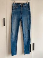 Skinny high waist broek Bershka, Blauw, Ophalen of Verzenden, W27 (confectie 34) of kleiner, Zo goed als nieuw