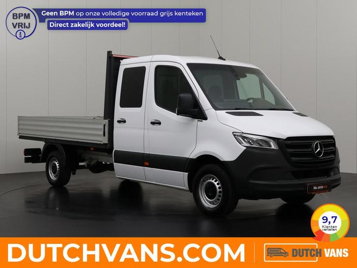 Mercedes-Benz Sprinter 317CDi 9G-Tronic Automaat Dubbele Cab, Auto's, Bestelauto's, Te koop, ABS, Airconditioning, Android Auto