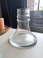 Vintage glazen design vaas, kelkvorm, olifantpoot, Antiek en Kunst, Ophalen of Verzenden