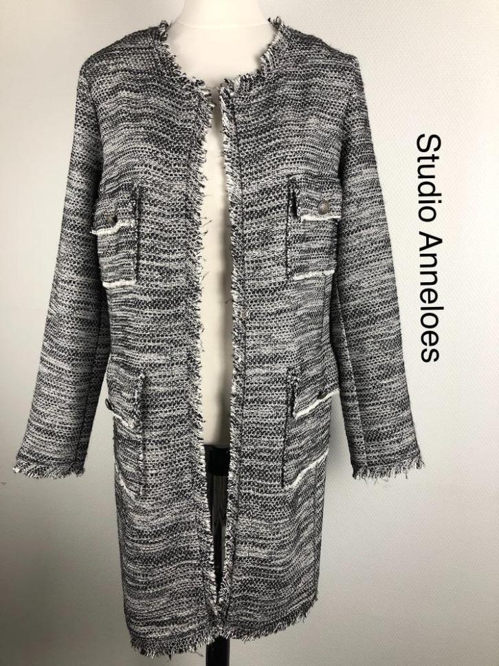 Studio Anneloes Vest  (mt: 38) 6,4/8617, Kleding | Dames, Truien en Vesten, Zo goed als nieuw, Maat 38/40 (M), Zwart, Ophalen of Verzenden