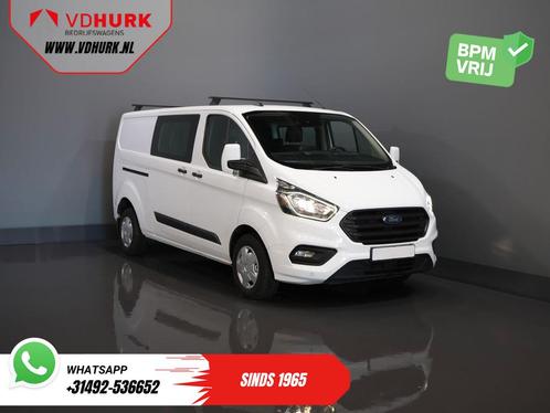 Ford Transit Custom 2.0 TDCI L2 Trend DC Dubbel Cabine BPM V, Auto's, Bestelauto's, Bedrijf, Te koop, ABS, Airbags, Airconditioning