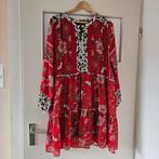 Via appia 44 tuniek jurk rood bloemen animal print, Ophalen of Verzenden, Zo goed als nieuw, Jurk