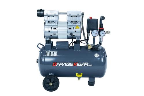GarageKillar 24 Liter Low Noise Air Compressor 220V, Doe-het-zelf en Verbouw, Compressors, Nieuw, 6 tot 10 bar, 25 tot 100 liter