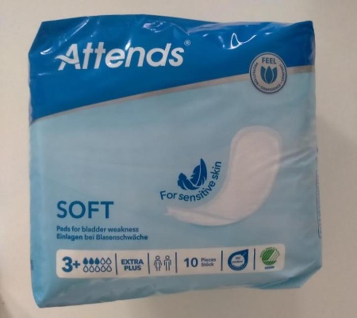Attends - Soft 3 Extra Plus - Inlegger - Wit, Diversen, Verpleegmiddelen, Nieuw, Ophalen