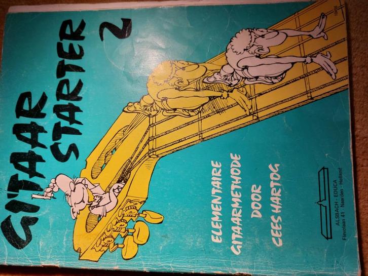 Gitaarstarter deel 2 van Cees Hartog, Muziek en Instrumenten, Bladmuziek, Nieuw, Les of Cursus, Klassiek, Gitaar, Verzenden