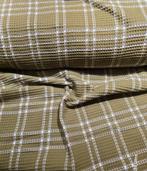 Waffle ruit groen wit, Overige materialen, 120 cm of meer, Ophalen of Verzenden, Nieuw