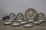 Borden set 13 stuks van English ironstone tableware, Ophalen of Verzenden