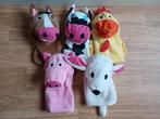 Ikea handpoppen boerderij  koe varken kip schaap paard, Ophalen of Verzenden, Zo goed als nieuw, Overige typen