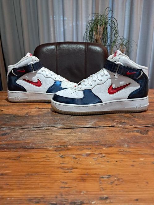 Nike Air Force 1 Mid Jewel QS 'Independence Day' Size 39, Kleding | Heren, Schoenen, Gedragen, Sneakers of Gympen, Wit, Ophalen of Verzenden