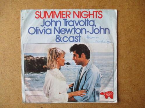 a4958 travolta / newton-john - summer nights, Cd's en Dvd's, Vinyl Singles, Gebruikt, Single, 7 inch, Ophalen of Verzenden