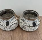 Riverdale kaarsenhouders, Huis en Inrichting, Ophalen of Verzenden, Zo goed als nieuw, Overige materialen, Minder dan 25 cm