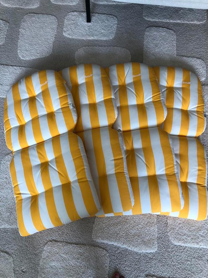 4 tuinstoelkussens lage rug Hartman Nieuw, Tuin en Terras, Tuinmeubel-accessoires, Nieuw, Ophalen