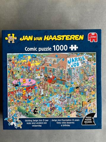 Stichting Jarige Job 15 jaar - Jan van Haasteren puzzel 1000 beschikbaar voor biedingen