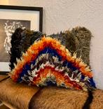 Prachtige marokkaanse boho chic, shaggy berber kussens, Ophalen, Zo goed als nieuw