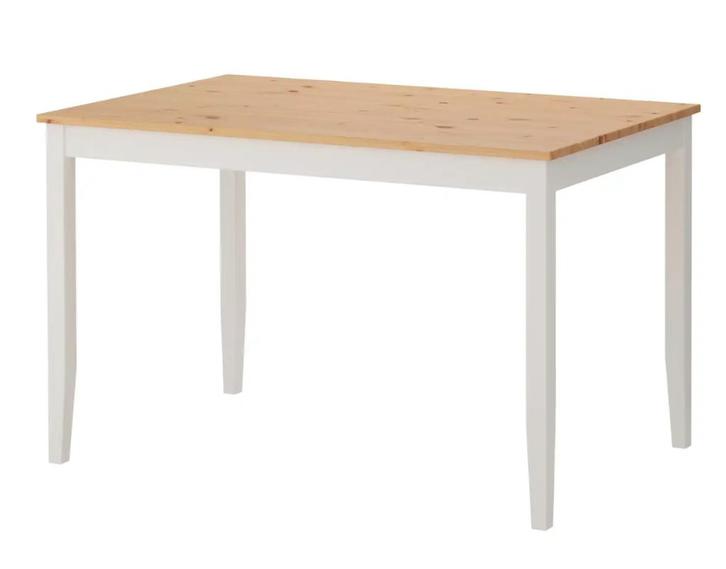 LERHAMN IKEA tafel, Huis en Inrichting, Tafels | Eettafels, Gebruikt, 50 tot 100 cm, 100 tot 150 cm, Rechthoekig, Grenenhout, Ophalen