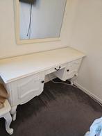 Kaptafel met spiegel (brocante klassieke), Huis en Inrichting, Tafels | Kaptafels, Zo goed als nieuw, Minder dan 100 cm, Hout