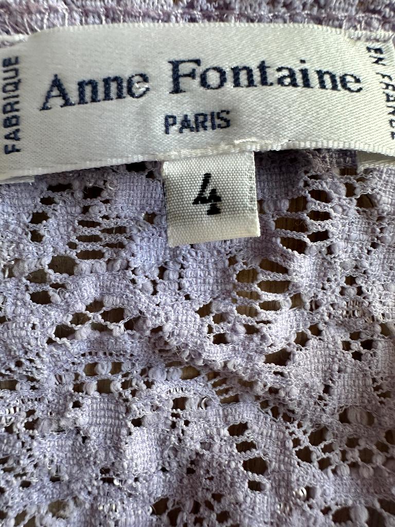Anne Fontaine shirt lange mouw S, Paars, Ophalen of Verzenden, Zo goed als nieuw, Lange mouw