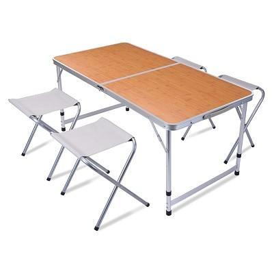 Kampeerset 5 Delig NU € 49,95, Caravans en Kamperen, Kampeermeubelen, Nieuw, Campingtafel, Ophalen