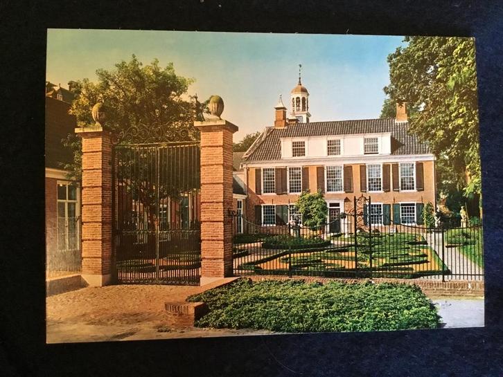 Oude ansichtkaart Assen - Ontvangershuis Prinsenhof, Verzamelen, Ansichtkaarten | Nederland, Gelopen, Drenthe, 1920 tot 1940, Ophalen of Verzenden