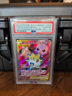 Togepi & Cleffa & Iglybuff GX - Sun & Moon PSA 10!, Ophalen of Verzenden, Zo goed als nieuw, Losse kaart