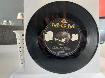 7" Single Eric Burdon - When We Were Young / A Girl Named Sa beschikbaar voor biedingen