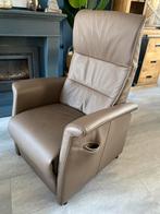 Lederen Relax Sta-op Stoel - Zo Goed Als Nieuw!, Huis en Inrichting, Fauteuils, Ophalen of Verzenden, Zo goed als nieuw, Leer