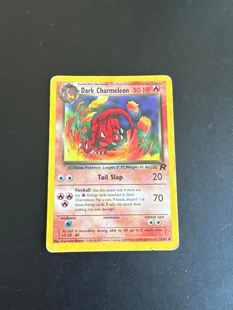 Dark Charmeleon - Gebruikte Pokémonkaart, Ophalen, Gebruikt, Losse kaart