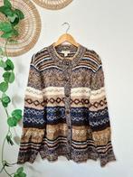 Vintage superzacht chenille vest XL, Vintage, Ophalen of Verzenden, Zo goed als nieuw, Maat 46/48 (XL) of groter