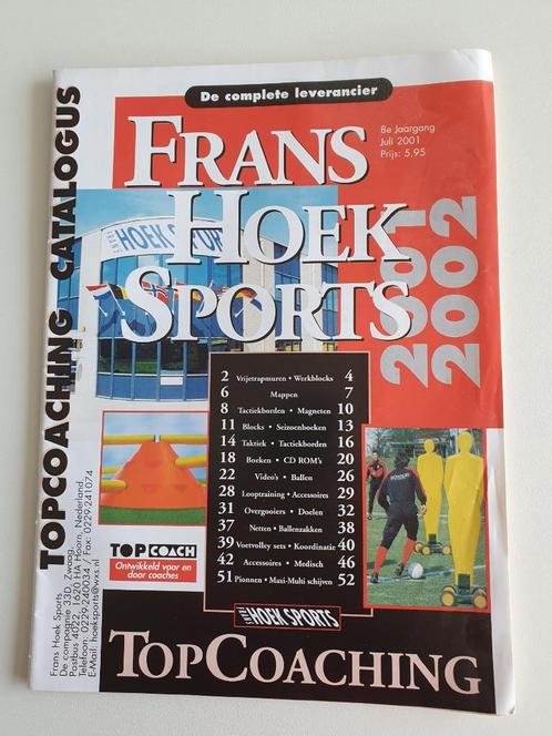 Frans Hoek Sports magazine, Verzamelen, Sportartikelen en Voetbal, Zo goed als nieuw, Boek of Tijdschrift, Overige binnenlandse clubs