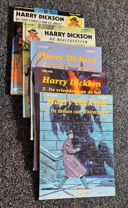 Harry Dickson, 5 stuks stripboeken, Boeken, Stripboeken, Gelezen, Meerdere stripboeken, Ophalen of Verzenden
