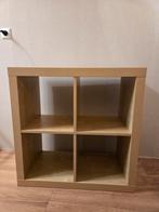 Ikea kallax kast 4 vaks eiken, Ophalen, Zo goed als nieuw, Minder dan 150 cm, Minder dan 100 cm