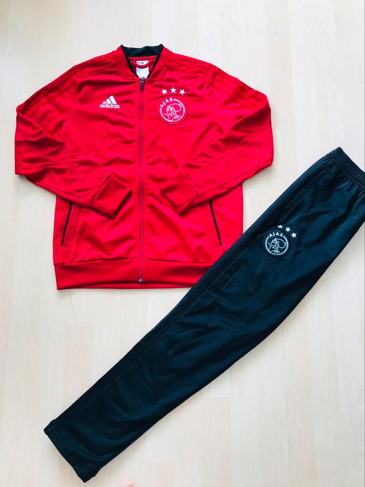 Origineel AFC Ajax Trainingspak 18/19 Maat 164/XS, Kleding | Heren, Sportkleding, Zo goed als nieuw, Voetbal, Maat 46 (S) of kleiner