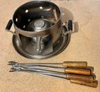 Fondue set coor de feestdagen kaasfondue fondueset, Ophalen of Verzenden, Gebruikt, Brander, Fondueset
