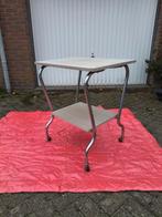 Vintage Drankentafel / Bijzettafel, 45 tot 60 cm, Minder dan 55 cm, Gebruikt, Ophalen of Verzenden