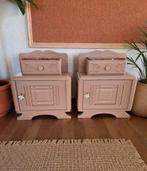 Twee gerestylde Frans antieke nachtkastjes kastjes, Huis en Inrichting, Kasten | Ladekasten, Ophalen of Verzenden